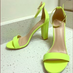 Neon Green Heels